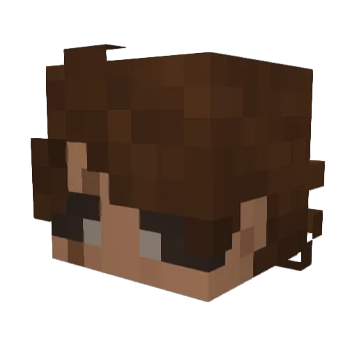 Icarus_Cryptid Minecraft avatar head, 3D render