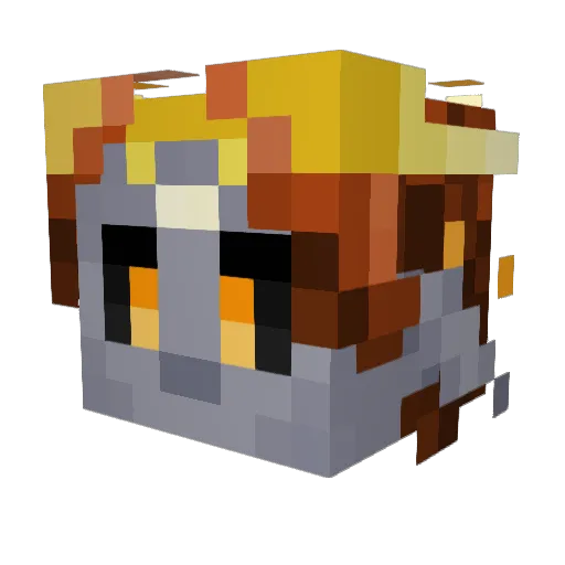 Icarus_Hofmann Minecraft avatar head, 3D render