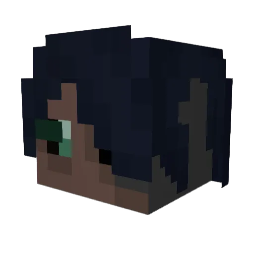 Icarus_arts Minecraft avatar head, 3D render