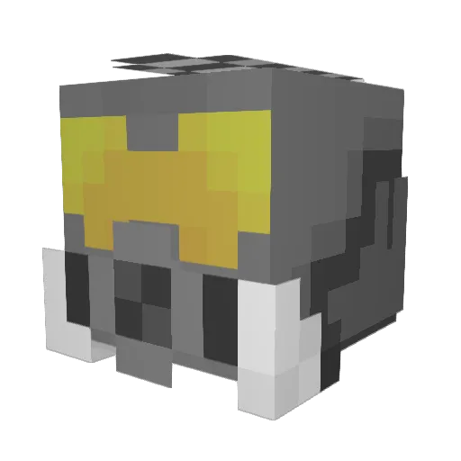 Icaruskaiser Minecraft avatar head, 3D render