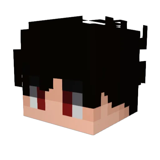 Ice0818 Minecraft avatar head, 3D render