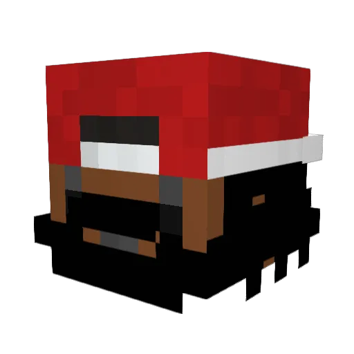 Ice2131 Minecraft avatar head, 3D render