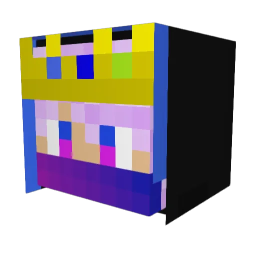 Ice6315 Minecraft avatar head, 3D render