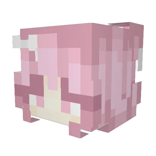 Ice8Cream Minecraft avatar head, 3D render