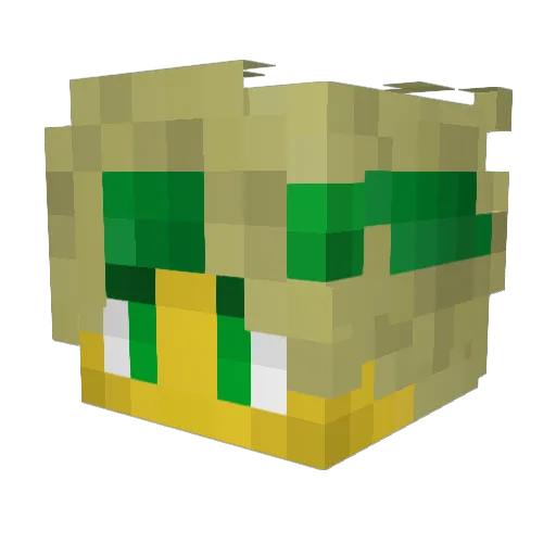 IceB123 Minecraft avatar head, 3D render