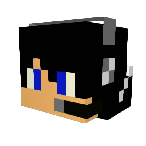 IceBears28 Minecraft avatar head, 3D render