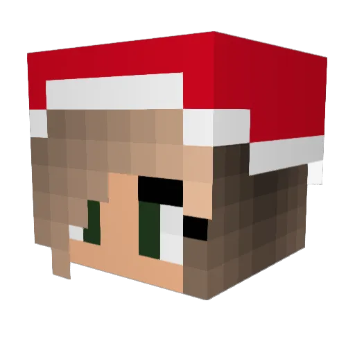 IceBerryMC Minecraft avatar head, 3D render