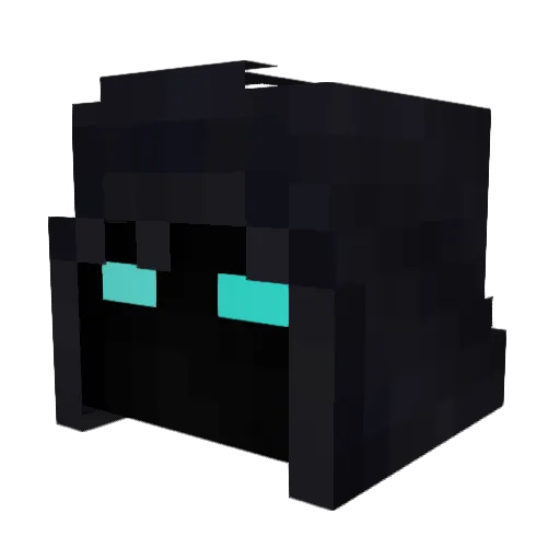 IceBit917 Minecraft avatar head, 3D render