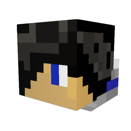 IceBreaker567 Minecraft avatar head, 3D render