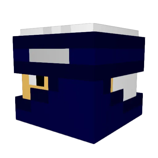 IceCandy88 Minecraft avatar head, 3D render