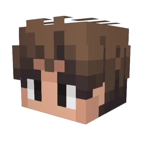 IceColdMilk123 Minecraft avatar head, 3D render
