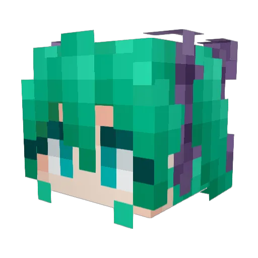 IceColdVoid Minecraft avatar head, 3D render