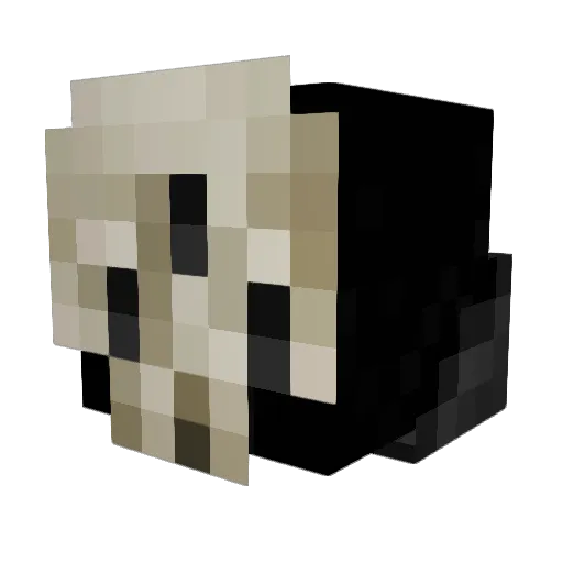 IceDragon1006 Minecraft avatar head, 3D render