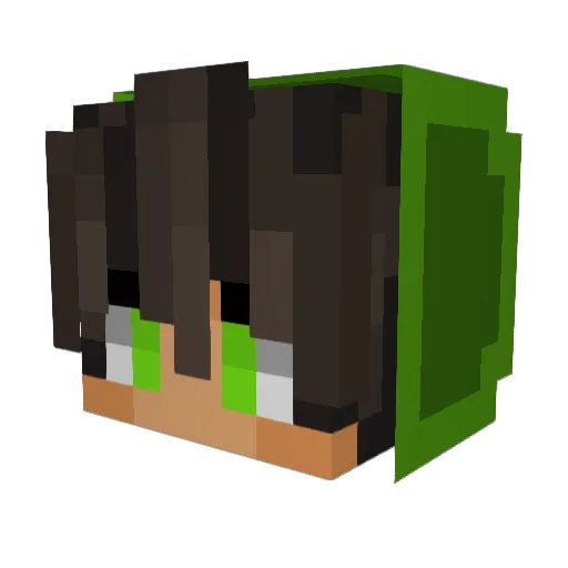 IceDrawer Minecraft avatar head, 3D render