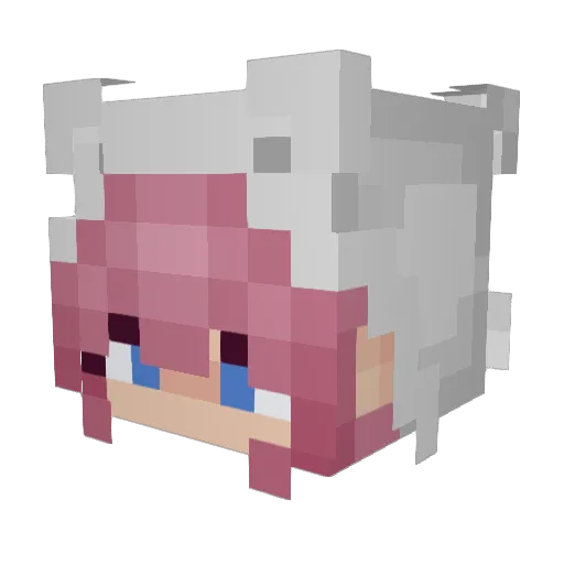 IceGaym Minecraft avatar head, 3D render