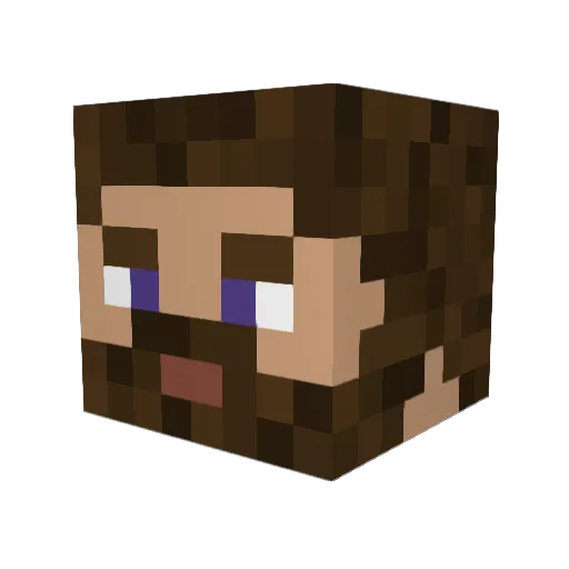 IceH4wk Minecraft avatar head, 3D render