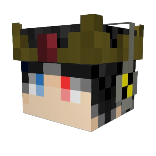 IceHearth Minecraft avatar head, 3D render
