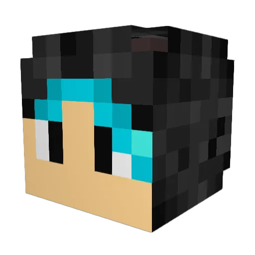 IceHomer Minecraft avatar head, 3D render