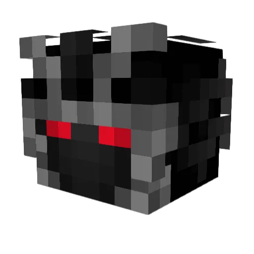 IceJolt Minecraft avatar head, 3D render