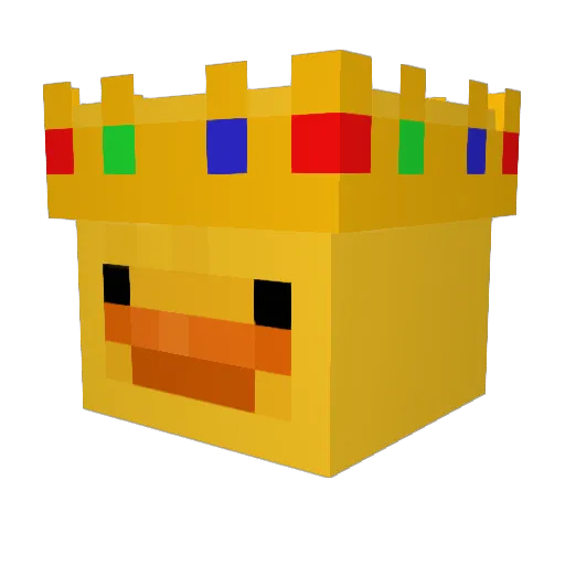 IceK1ng21_ Minecraft avatar head, 3D render