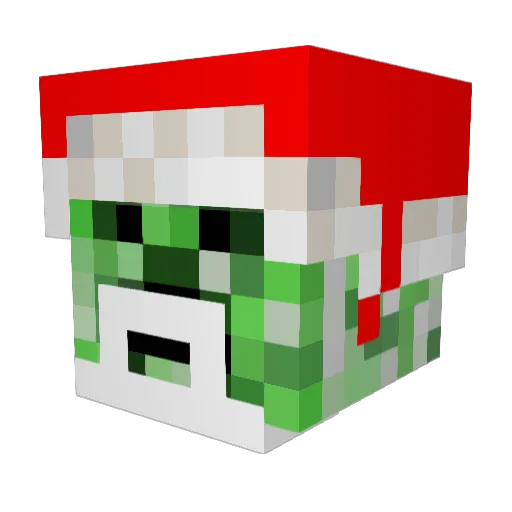 IceKing1717 Minecraft avatar head, 3D render
