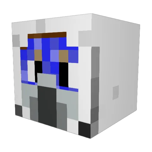 IceKing1775 Minecraft avatar head, 3D render