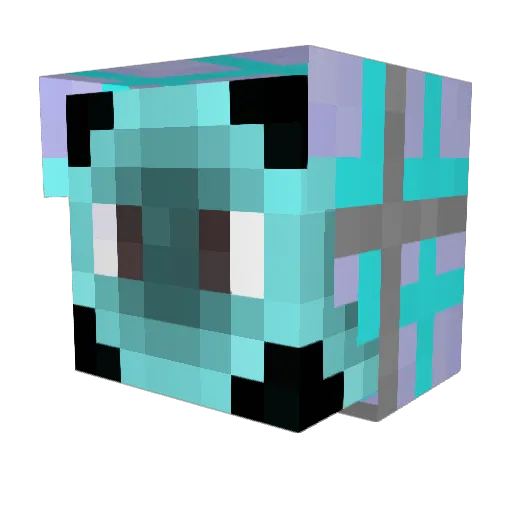IceKriem Minecraft avatar head, 3D render