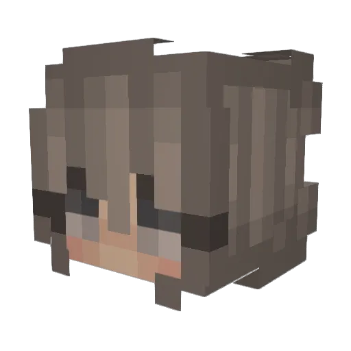 IceLizardz Minecraft avatar head, 3D render