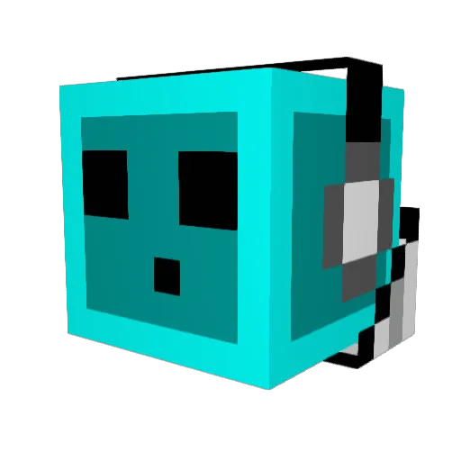 IceLordz456 Minecraft avatar head, 3D render