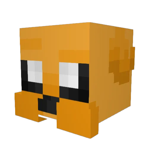 IceMonkeyZ Minecraft avatar head, 3D render
