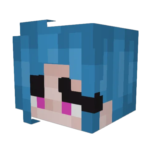 IceNeozz17 Minecraft avatar head, 3D render