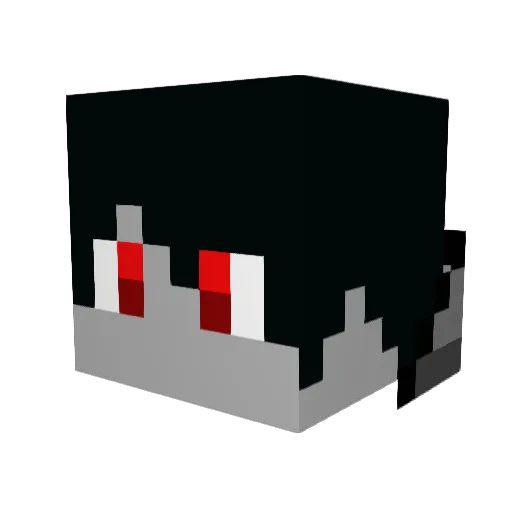 IcePhoenix35 Minecraft avatar head, 3D render