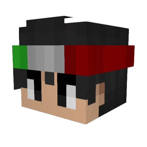 IceScimmia Minecraft avatar head, 3D render
