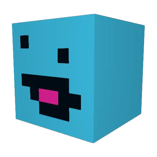 IceSpike3689 Minecraft avatar head, 3D render