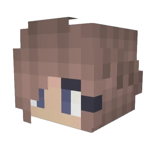 IceTea1997 Minecraft avatar head, 3D render