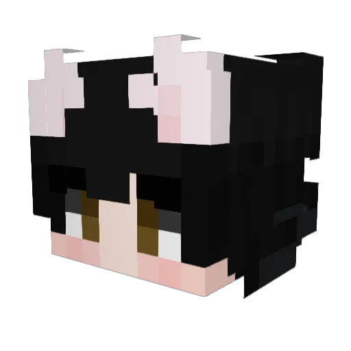 IceVR30 Minecraft avatar head, 3D render
