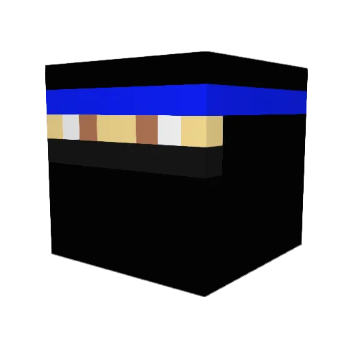 IceWarrior98 Minecraft avatar head, 3D render