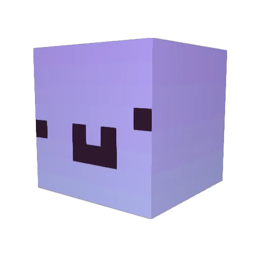 IceWhale0 Minecraft avatar head, 3D render