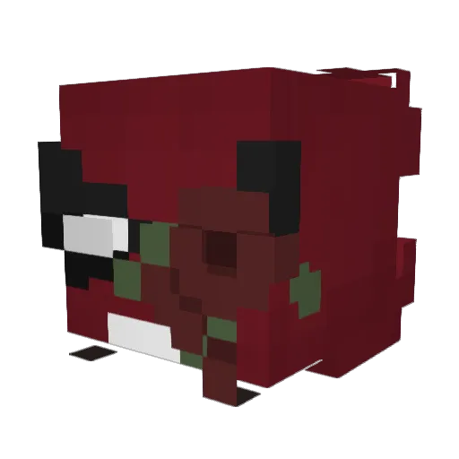 Ice_Blood0 Minecraft avatar head, 3D render
