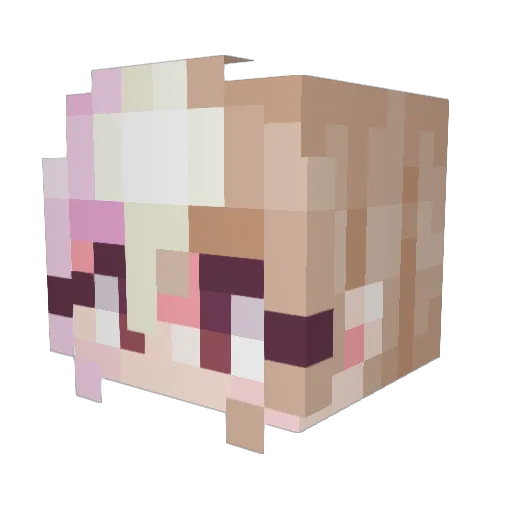 Ice_Cream_121 Minecraft avatar head, 3D render