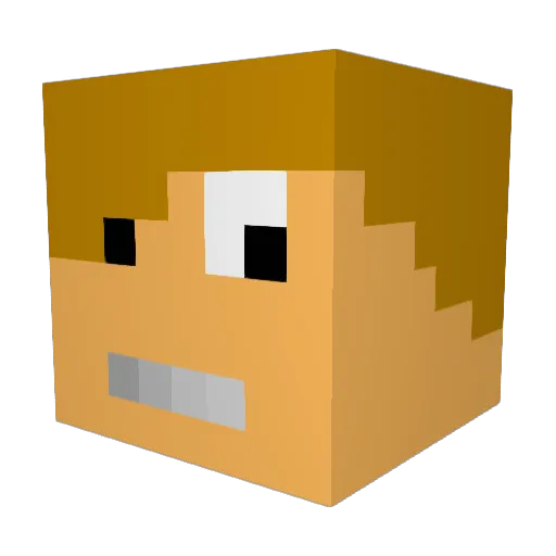 Ice_Cube2431 Minecraft avatar head, 3D render
