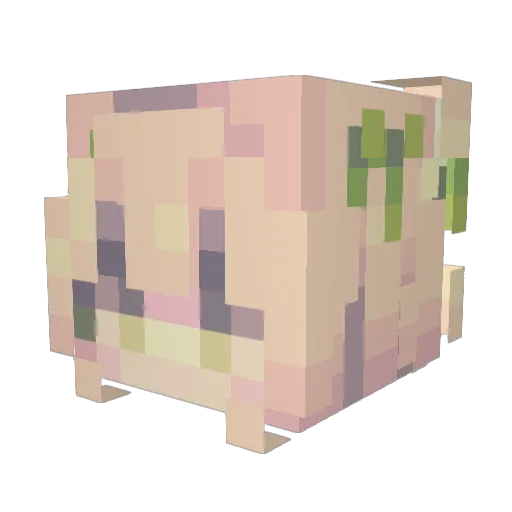Ice_DragonXY Minecraft avatar head, 3D render