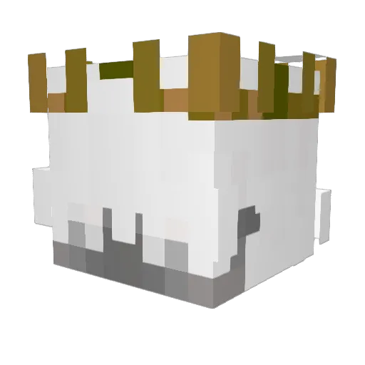 Ice_Hero Minecraft avatar head, 3D render