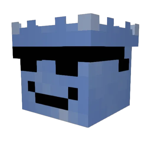 Ice_Is_Nicea Minecraft avatar head, 3D render