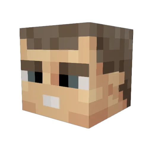 Ice_Man4567 Minecraft avatar head, 3D render
