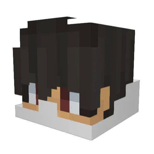 Ice_Ninja82 Minecraft avatar head, 3D render