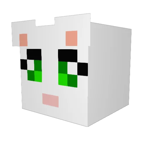 Ice__Breeze Minecraft avatar head, 3D render