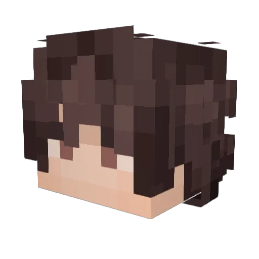Ice_cream421 Minecraft avatar head, 3D render