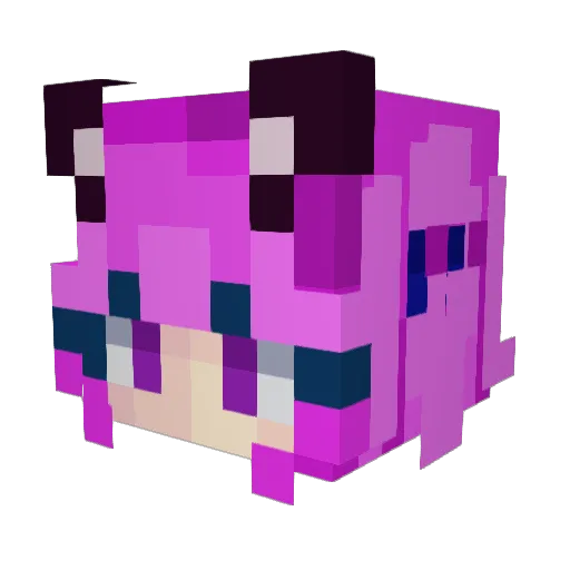 Iceaxe789 Minecraft avatar head, 3D render