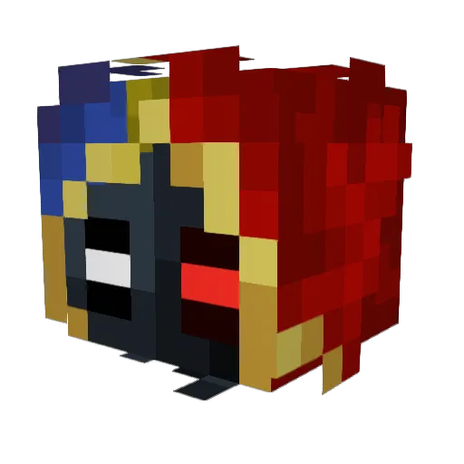 Icebear1991 Minecraft avatar head, 3D render
